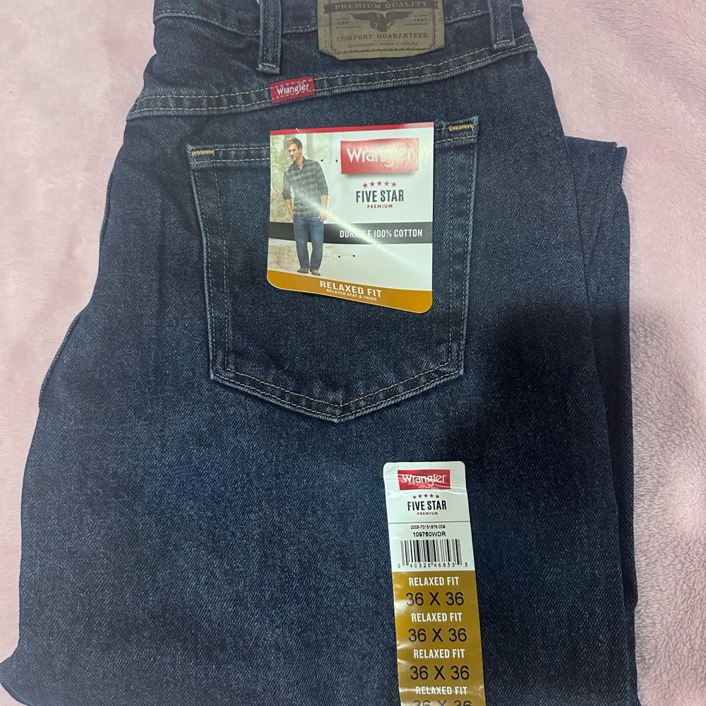 Wrangler Men's Blue Jeans Lot
